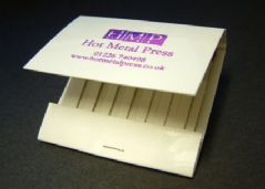 Matchbook Printing - Ideal for Pubs, Restaurants and Weddings